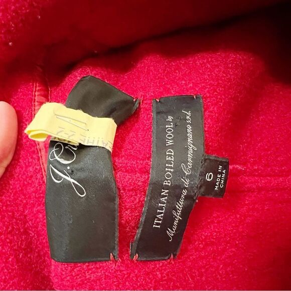 J. Crew Daphne topcoat coat jacket in Italian boiled wool Red Size 6 - Picture 9 of 11